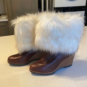 Sorry faux fur healed boots